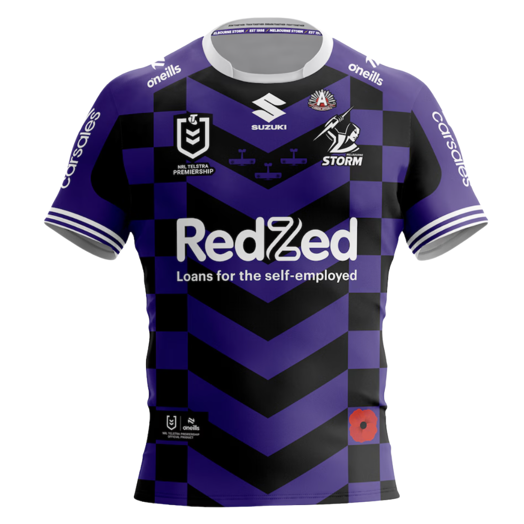 Melbourne Storm 2025 ANZAC Jersey